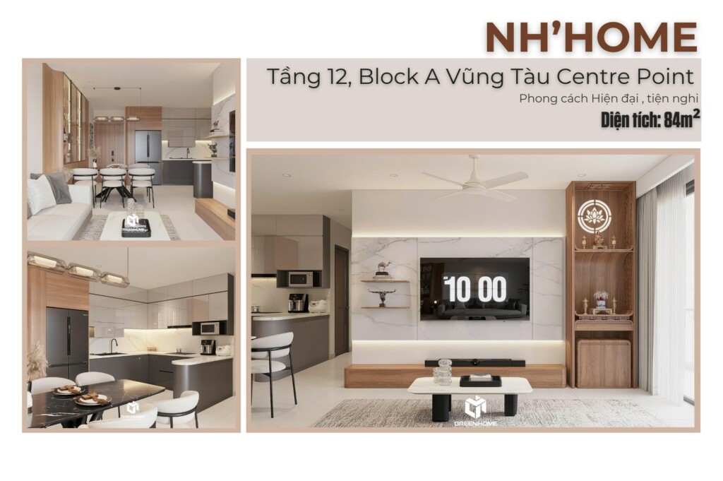 nội thất GreenHome phủ sóng Vũng Tàu Centre Point 3