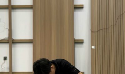 Thi công vách ốp phòng khách nhà phố Vũng Tàu