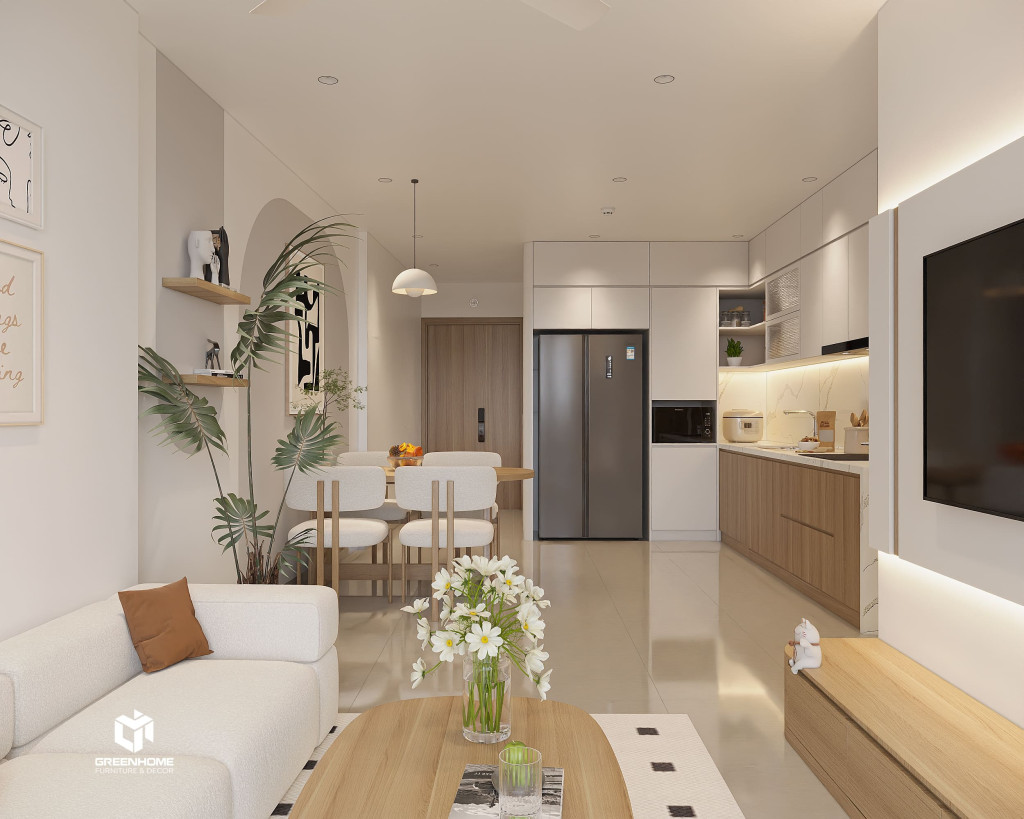 thiết kế nội thất căn hộ Vũng Tàu 13