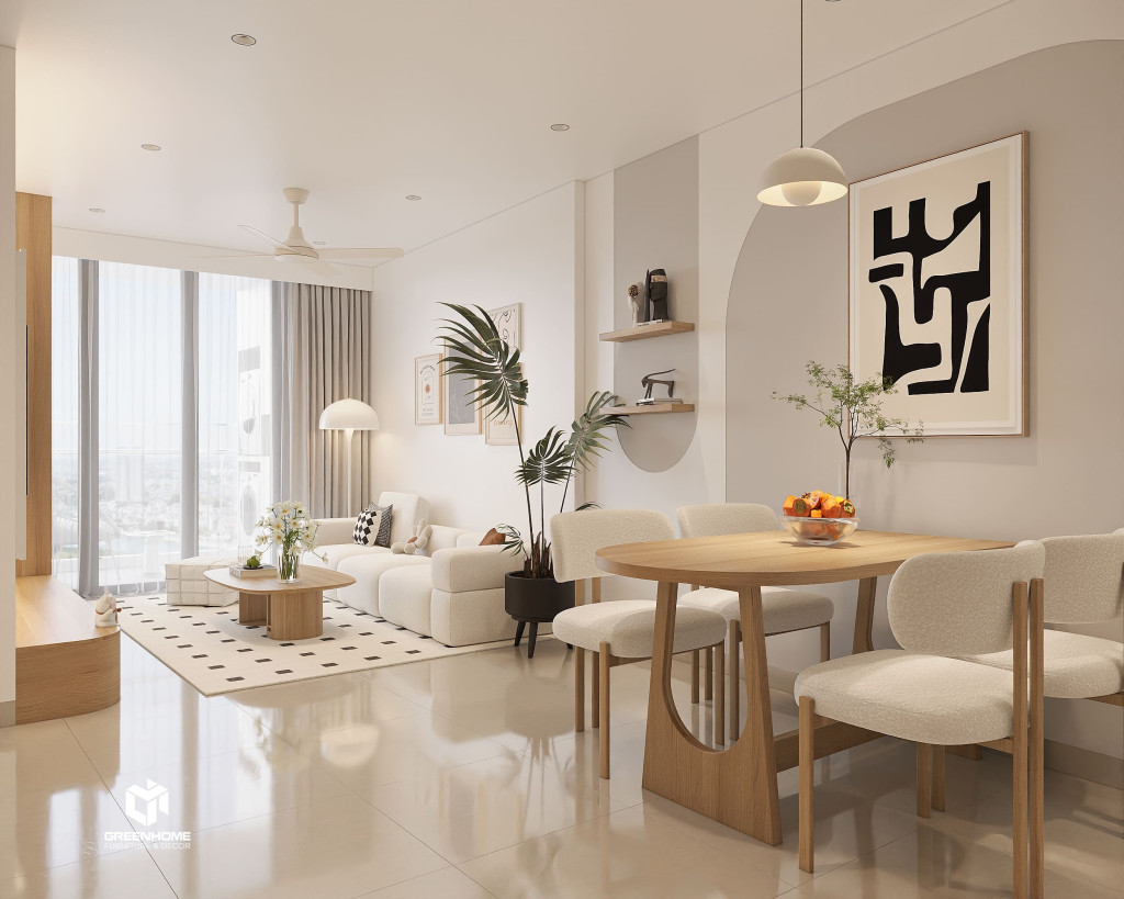 thiết kế nội thất căn hộ Vũng Tàu 5
