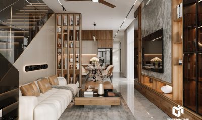 Thiết Kế Nội Thất Nhà Phố Vũng Tàu Hiện Đại – Giải Pháp Tối Ưu Không Gian Từ Phòng Khách Đến Phòng Ngủ